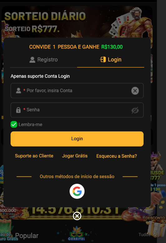 Aplicativo móvel BET199